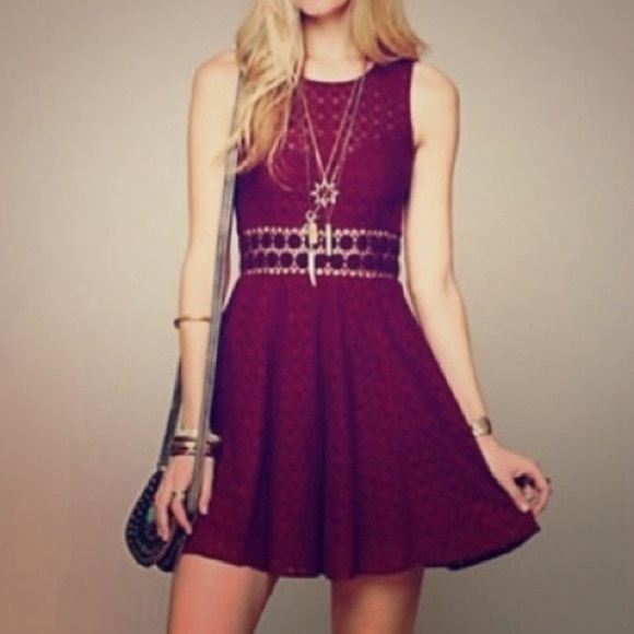 Free People Dresses & Skirts - Free People Daisy Lace Fit and Flare Dress